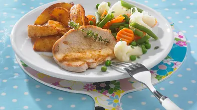 Minutensteak mit Kartoffelecken (Diät) Rezept - Foto: LECKER @ Bauer Media Group