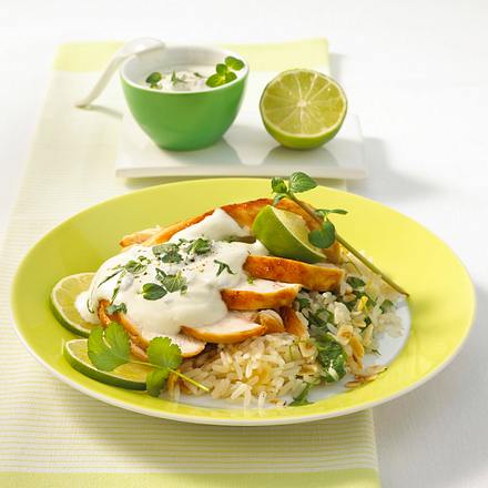 Minz-Joghurt zu Hähnchenfilet Rezept Minz-Joghurt zu Hähnchenfilet Rezept