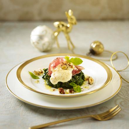 Minzspinat mit Haselnüssen Rezept Minzspinat mit Haselnüssen Rezept
