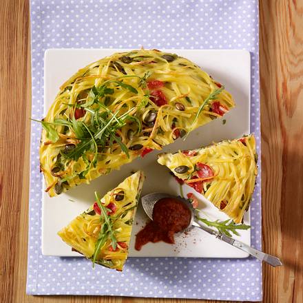 Miracoli-Torte mit Rauke Rezept Miracoli-Torte mit Rauke Rezept