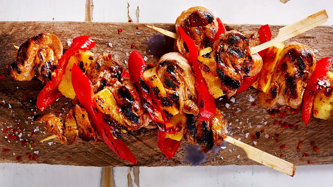 Mister Terrifics Ananas-Schaschlik Rezept - Foto: LECKER @ Bauer Media Group Mister Terrifics Ananas-Schaschlik Rezept - Foto: LECKER @ Bauer Media Group