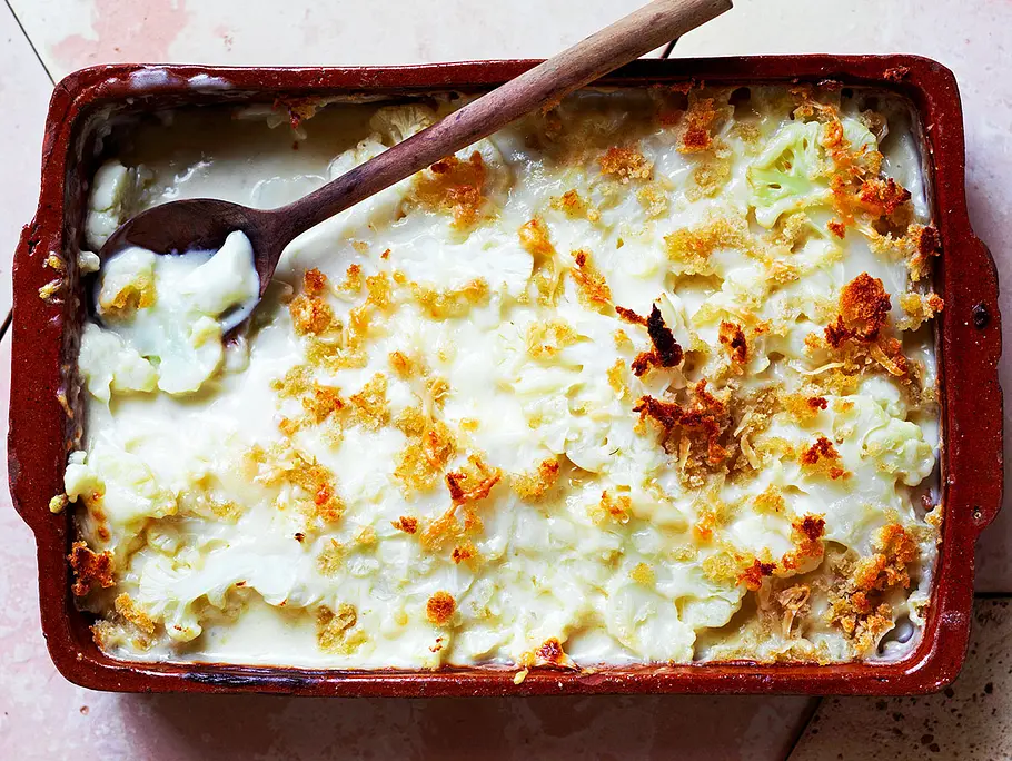 Mit Käsesoße überbackene Röschen Rezept Mit Käsesoße überbackene Röschen Rezept