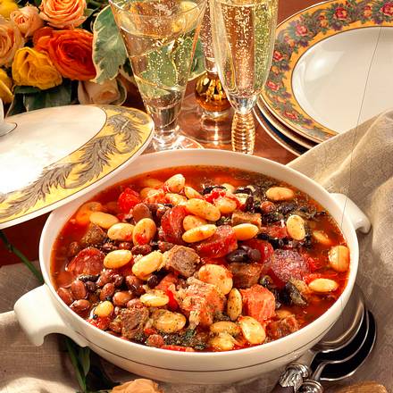 Mitternachtssuppe mit Bohnen Rezept Mitternachtssuppe mit Bohnen Rezept