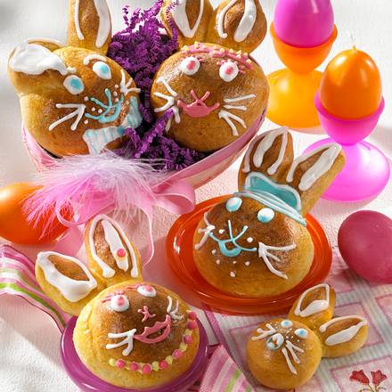 Modische Osterhäschen-Brötchen Rezept Modische Osterhäschen-Brötchen Rezept