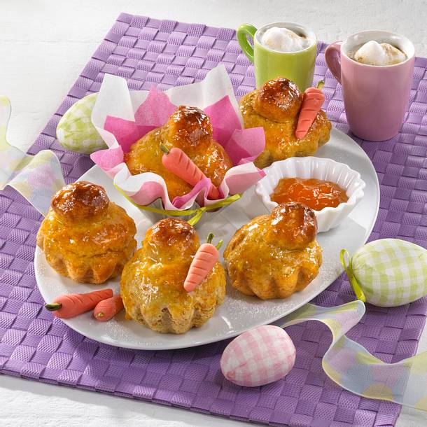 Möhren-Brioches Rezept