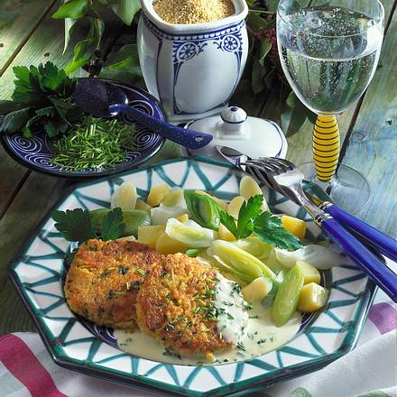 Möhren-Hirsebratlinge Rezept Möhren-Hirsebratlinge Rezept