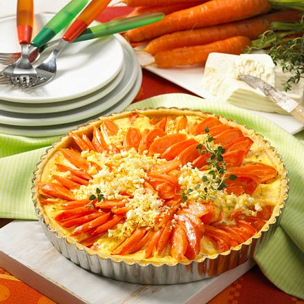 Möhren-Quiche Rezept