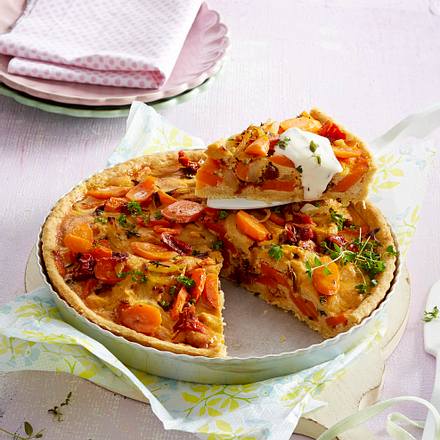 Möhren-Quiche Rezept
