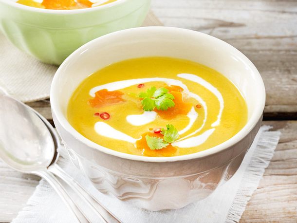 Möhren-Süßkartoffel-Suppe Rezept Möhren-Süßkartoffel-Suppe Rezept