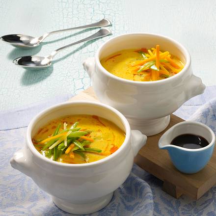 Möhrencremesuppe mit Ingwer Rezept