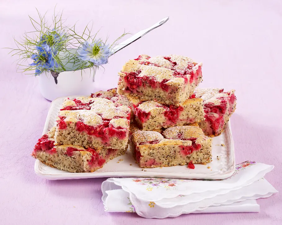 Mohn-Johannisbeer-Kuchen Rezept Mohn-Johannisbeer-Kuchen Rezept