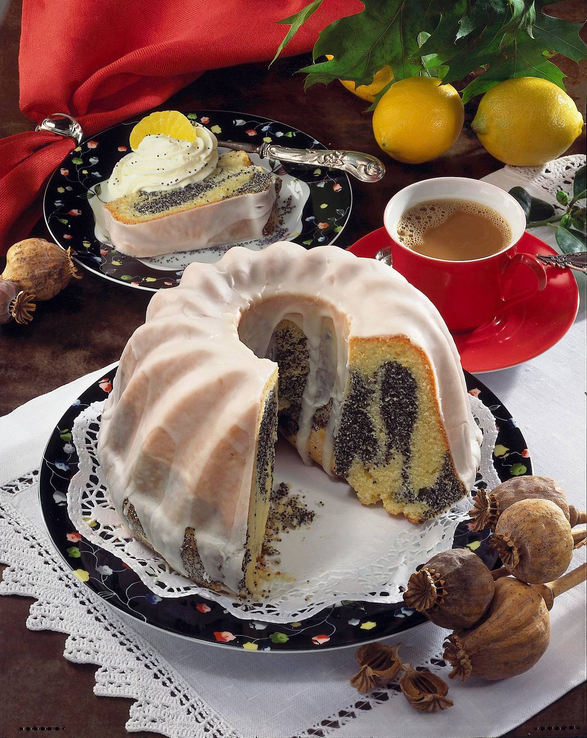 Mohn-Marmorkuchen Rezept