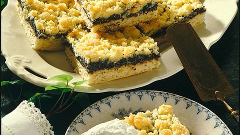 Mohn-Streusel-Kuchen vom Blech Rezept - Foto: Horn