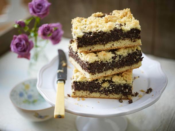 Mohn-Streuselkuchen vom Backblech Rezept Mohn-Streuselkuchen vom Backblech Rezept
