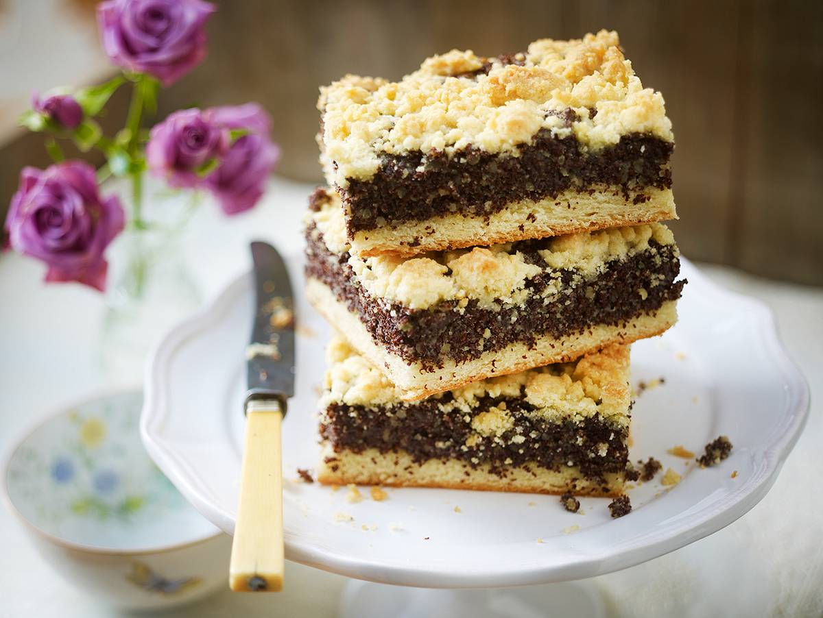 Mohn-Streuselkuchen vom Blech Rezept