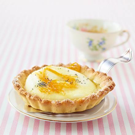 Mohn-Tarteletts mit Frischkäse-Orangen-Füllung (Variante) Rezept
