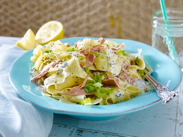 Mohn-Thunfisch-Pasta Rezept Mohn-Thunfisch-Pasta Rezept
