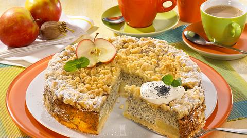 Mohnkuchen mit Butterstreuseln Rezept - Foto: Maass