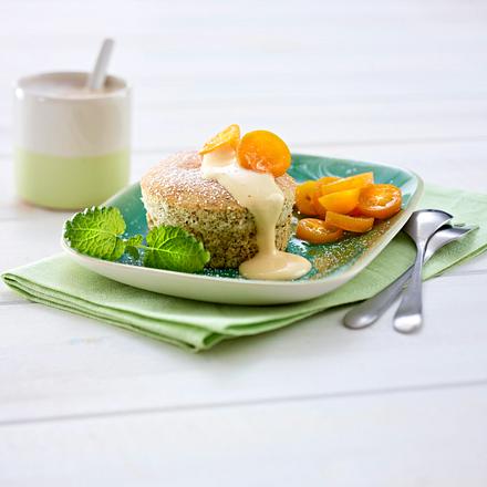 Mohnsoufflé mit Kumquatragout Rezept Mohnsoufflé mit Kumquatragout Rezept