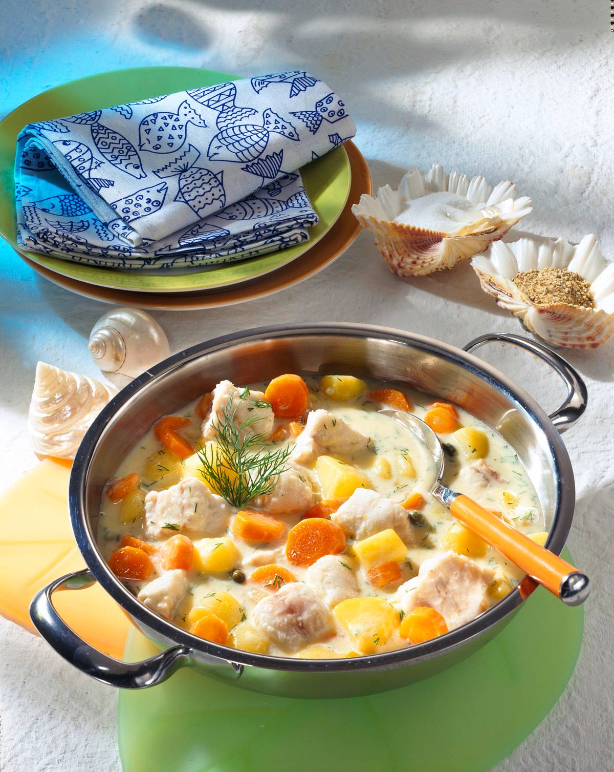 Möhren-Fischragout Rezept