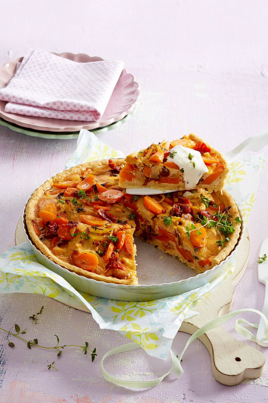 Möhren-Quiche Rezept | LECKER