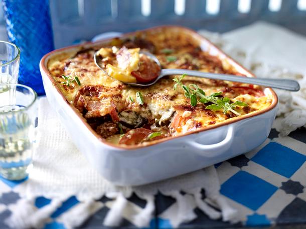 Moussaka mit Lammhack Rezept Moussaka mit Lammhack Rezept