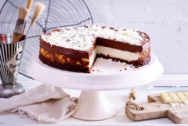 Mousse au Chocolat-Käsekuchen Rezept