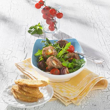 Mozzarella-Hackkugeln Rezept Mozzarella-Hackkugeln Rezept