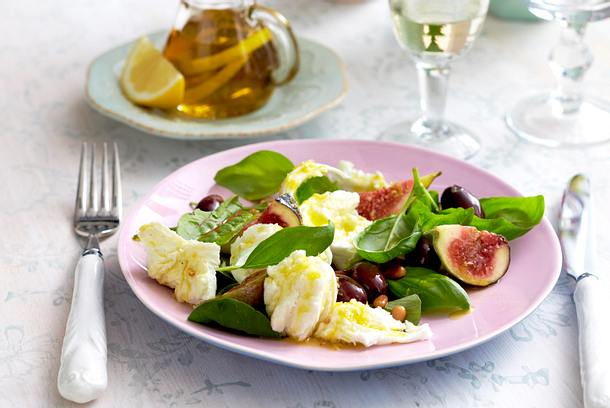 Mozzarella mit selbst gemachtem Zitronenöl & Feigen Rezept Mozzarella mit selbst gemachtem Zitronenöl & Feigen Rezept