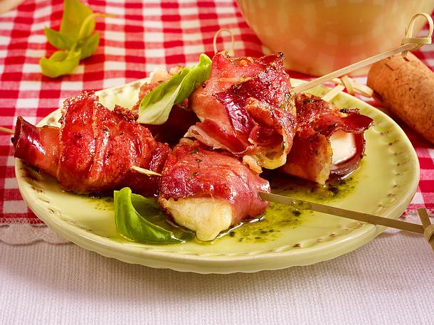 Mozzarella-Speck-Pralinen Rezept