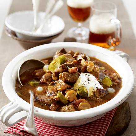 Münsterländer Kutschergulasch Rezept Münsterländer Kutschergulasch Rezept