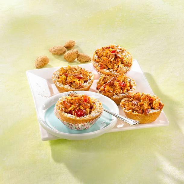 Müsli-Florentiner-Muffins Rezept
