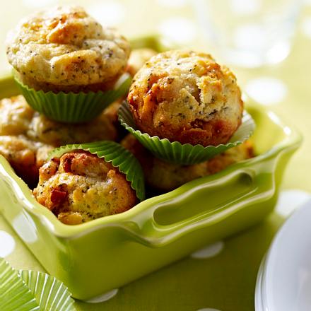Muffin mit Chorizo und Mohn Rezept Muffin mit Chorizo und Mohn Rezept