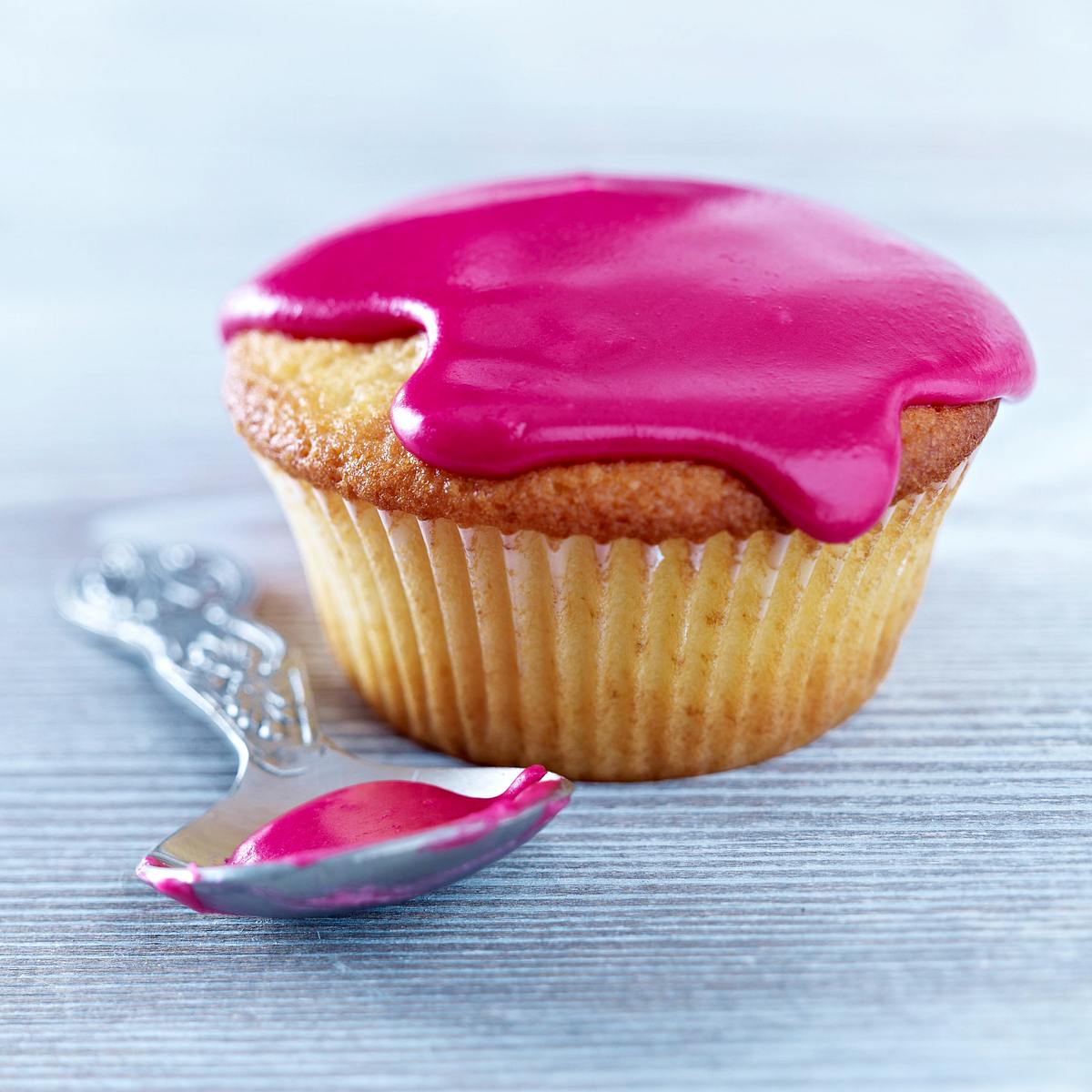 Muffins mit Blaubeerguss Rezept