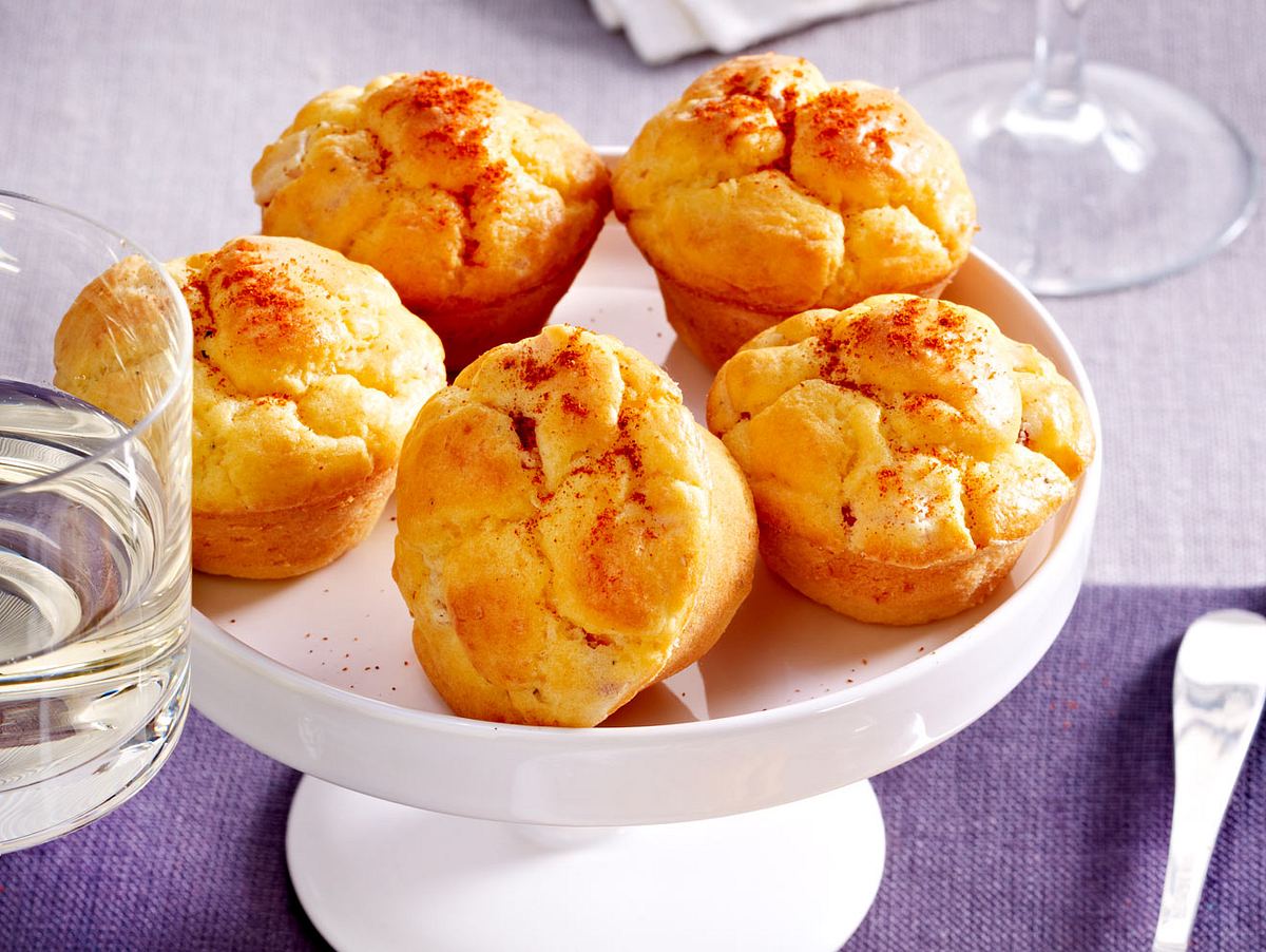 Muffins mit Kochschinken Rezept