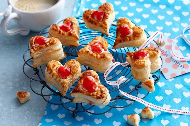Muttertagsherzen Rezept