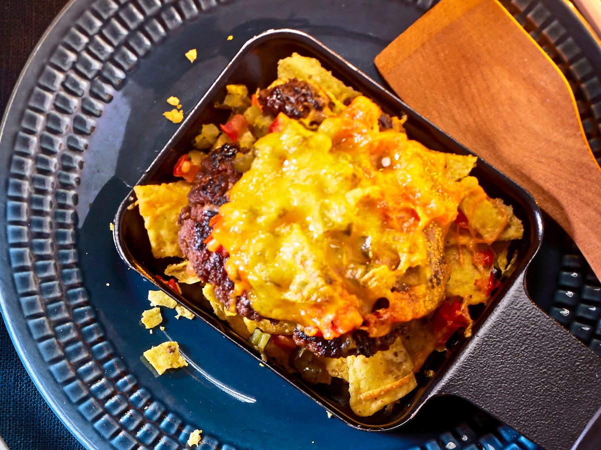 Nacho-Cheeseburger Rezept