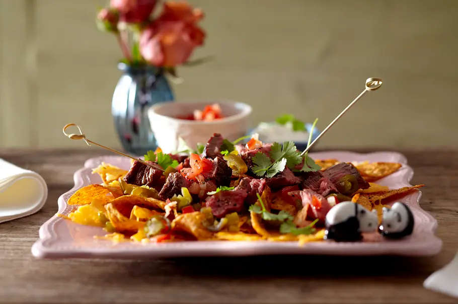 Nachos-Teller mit Liebe Rezept Nachos-Teller mit Liebe Rezept
