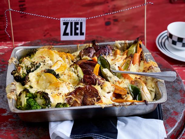 Nackensteak-Kartoffel-Gratin Rezept Nackensteak-Kartoffel-Gratin Rezept