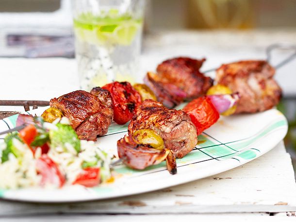 Nackensteak-Schaschlik Rezept Nackensteak-Schaschlik Rezept