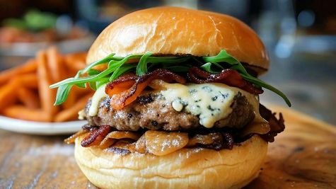 Blauschimmelkäse-Gourmet-Burger Rezept - Foto: NAPOLEON
