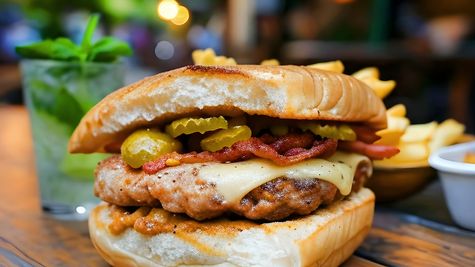 Cuban-Style Pork Burger mit Bacon Rezept - Foto: NAPOLEON