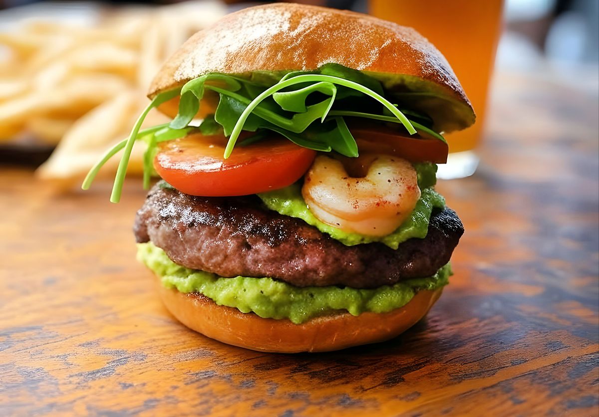 Surf & Turf Burger Rezept Surf & Turf Burger Rezept