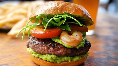 Surf & Turf Burger Rezept - Foto: NAPOLEON