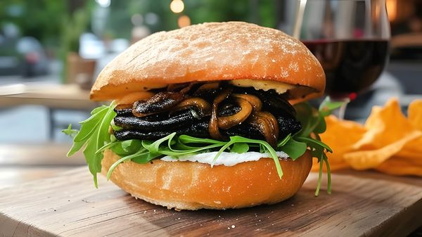 Trüffel-Pilz-Burger Rezept - Foto: NAPOLEON