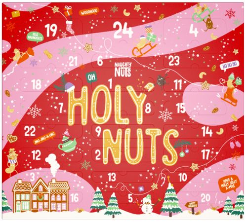 Naughty Nuts veganer Bio-Nuss-Adventskalender