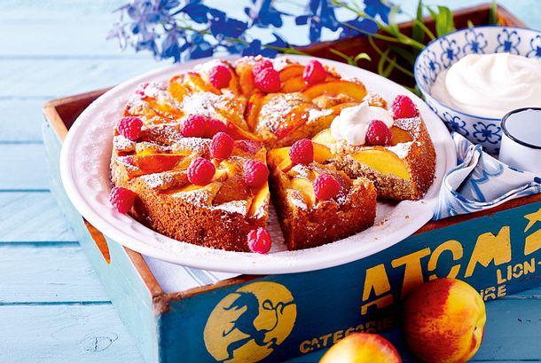 Nektarinen-Nusskuchen Rezept