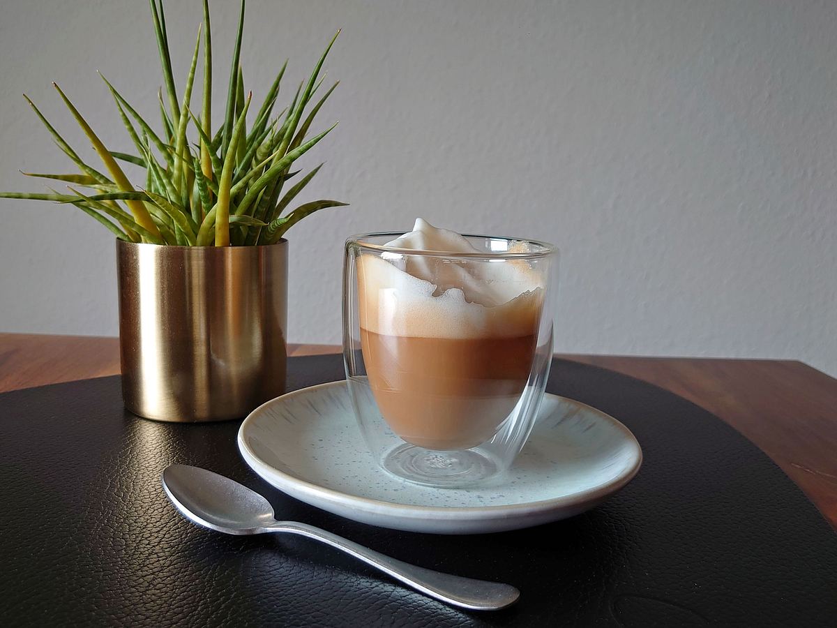 Cappuccino-Schaum mit Sojamilch aus dem Nespresso Aeroccino4