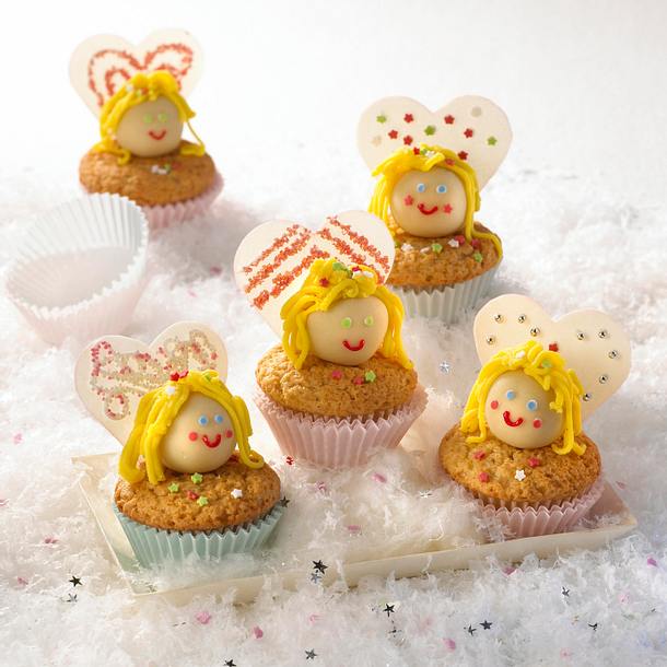 Niedliche Engel-Muffins Rezept