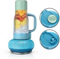 Ninja BlendBoss Mixer mit tragbarem Becher, Blaue Himbeere